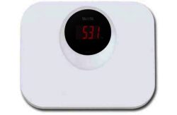 Tanita Compact Bathroom Scale with LED Function - White